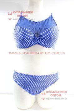 Купальник с сеткой и высоким горлом горох Uolliza E73254