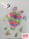 Купальник детский Teres BH1064 цельный цвета радуга с мороженным