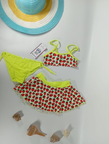 Купальник детский SameGame E319 чашка топик в комплекте юбка и плавки