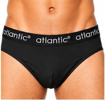 Чоловічі плавки atlantic beach 866 чорні-білі 46-52 (6 шт)