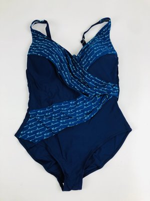 Жіночий купальник, цільний Z.Five X88812, 48-56, синій