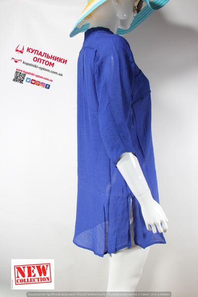 Пляжная туника Sisianna 1910 рубашка на пуговицах хлопок