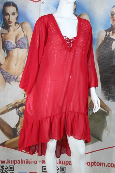 Туніка-плаття пляжна Sisianna 301 червоний